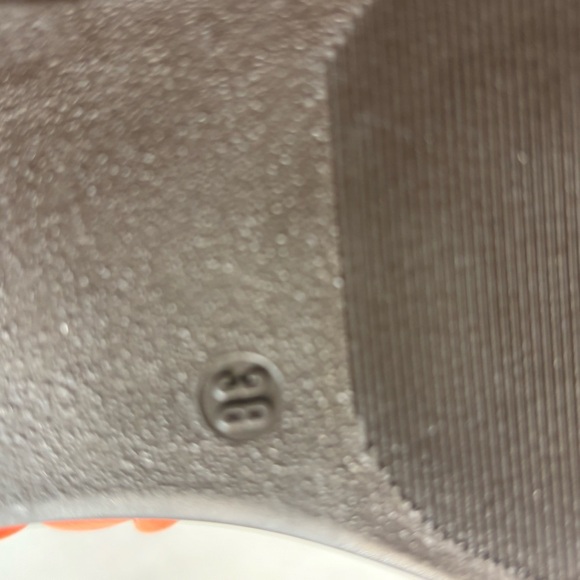 ATELIERS Sz 38 Braided Coral Slides Slip On 2 Strap Sandals Memory Foam - Picture 11 of 11